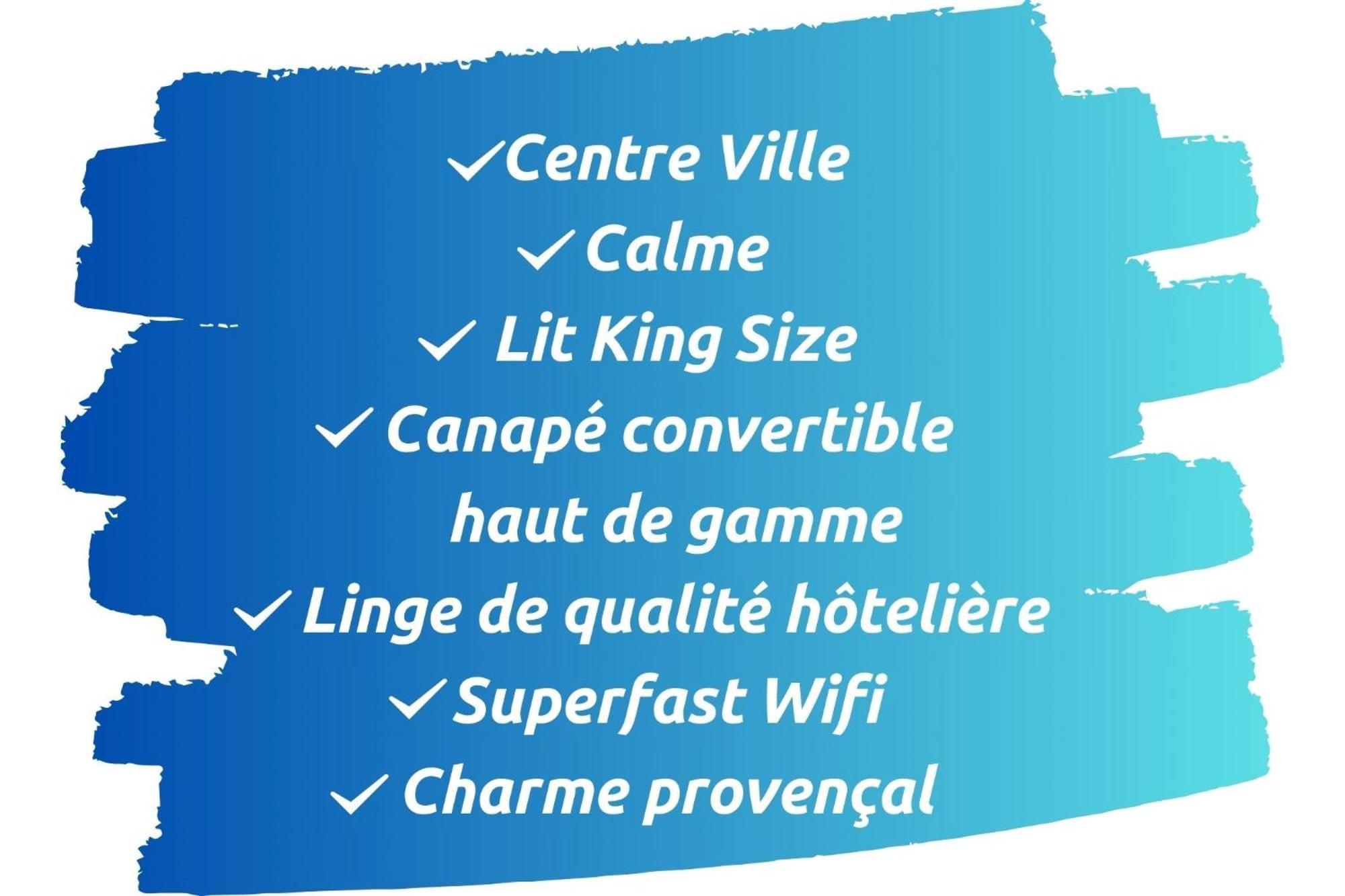 Le Petit Saint Esprit - Centre Ville - Calme - Lumineux - Fibre Aix-en-Provence Kültér fotó